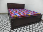 6x5 Size Teak Box Bed With Double Layer Mettress / 8.16