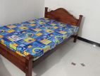 6x5 Teak Arch Bed with Double Layer Mattress (72*60)