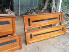 6x6 - 72x72 King Size Teak Box Bed