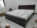 6x6 (72x72) Teak Box Bed Arpico Spring Mattress 7 Inches / 117