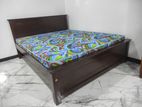 6x6 (72x72) Teak Box Bed With Arpico Hybrid Mettress (I19)