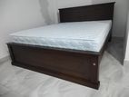 6x6 (72x72) Teak Box Bed With Arpico Spring Mettress