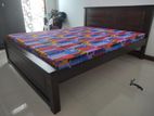 6x6 (72x72) Teak Box Bed With Double Layer Mattress / 1124