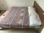 6x6 Teak Bed with Mattress