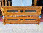 6x6 Teak Wood Design Box Bed
