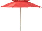 7 Feet Double Vent Garden Beach Umbrella (EUG-6)