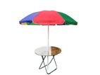 7 Ft Garden Umbrella with Table