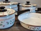 7 Pcs Enamel Cookware Set