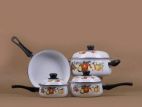 7 Pcs Enamel Cookware Set