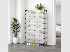 7 Tier Covered Shoe Rack – Foldable Storage Cabinet
