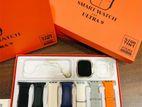 7 Watch Straps S100 Ultra Smartwatch 2.2HD Amoled with Protective Case