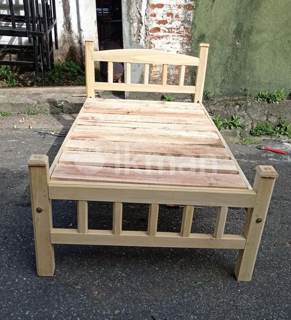 72*36 Actoniya Wooden Single Beds Dehiwala ikman