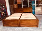 72*36 Teak Box Bed