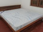 72*60 Queen Box Bed with Spring Mattress -Arpico