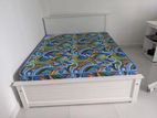 72*60 Teak Box Bed With Hybrid Mettress