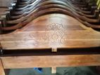 72*72 Arch Type Teak Bed