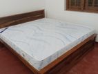 72*72 Box Bed and Spring Mattress -Arpico