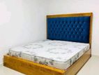 72*72 Cushion Bed with Spring Mattress - Arpico