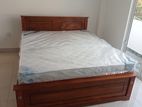 72*72 King Size Bed and Spring Mattress -Arpico