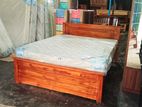 72*72 King Size Box Model Teak Bed -6*6 Ft