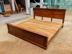 72*72 Teak Box Bed