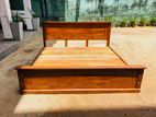 72*72 Teak Box Bed