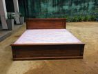 72*72 Teak Box Bed With Spring Mettress