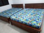 72*72 Teak Wood Box Model Bed-King