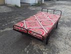 72×36 Steel Single Bed with Foam Mattress