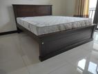 72x60 (6x5) Teak Bes Box Bed With Arpico Spring Mattress / 1214