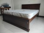 72x60 (6x5) Teak Bes Box Bed With Arpico Spring Mettress (h9)