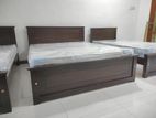 72x60 / 6x5 Teak Box Bed With Arpico Spring Mettress 7 Inches 9.29