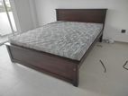 72x60 Box Bed Teak With Latex Mettress 6 Inches