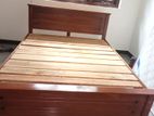 72x60 Queen Size Teak Box Bed