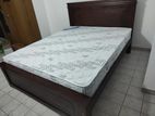 72x60 Size 3.5 Leg Large Teak Box Bed With Arpico Spring Mettress