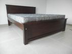 72x60 Teak Box Bed With Latex Mettress Brand New