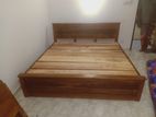 72x72 King Size Teak Box Bed