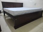 72x72 Teak Bes Box Bed With Arpico Spring Mettress 7 Inches / 10.21