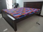 72x72 Teak Box Bed With Double Layer Mettress / 1228