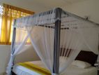 72x78" Canopy Bed with Mattress