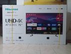 75” Brand New Hisense Smart Tv