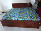 75 by 60 box bed with arpico hybrid mattress (E-22)