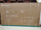 75" Hisense 4K Smart TV A61K
