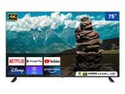 Dew Super Smart 4k UHD 75 inch TV