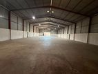 7,500 Sqft Brand-New Grade-A Warehouse for Rent – Wattala