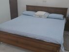 Teak Bed Frame with Mattress