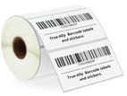 75mm x 50mm T/T 1ups 1000 Pcs Barcode Label Roll