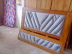 75×72 Teak Cushion Bed