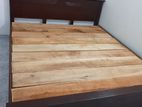 78 by 72 Box Bed Teak (B-9)