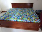 78 by 72 box bed with hybrid mattress (E-22)